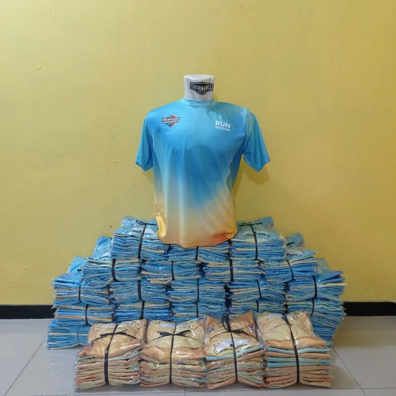 Detail jahitan apparel